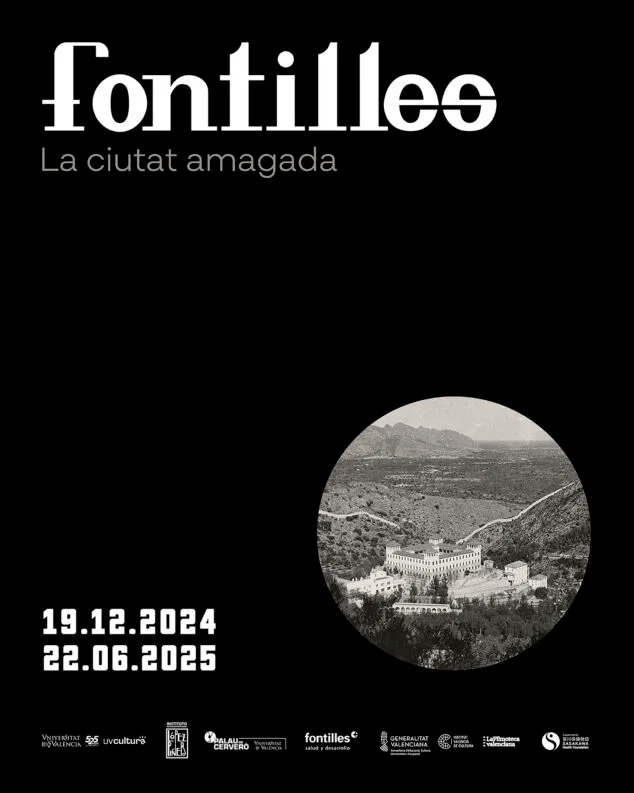Imagen: Cartel de la exposición sobre Fontilles 'La Ciudad Escondida'