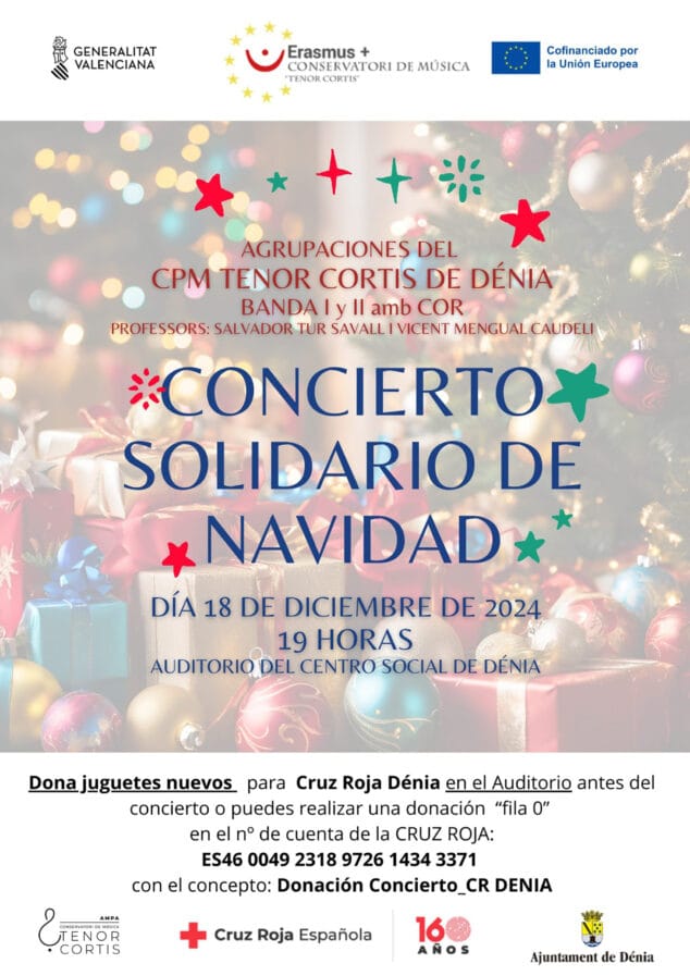 Imagen: Concierto Solidario de Navidad en Dénia