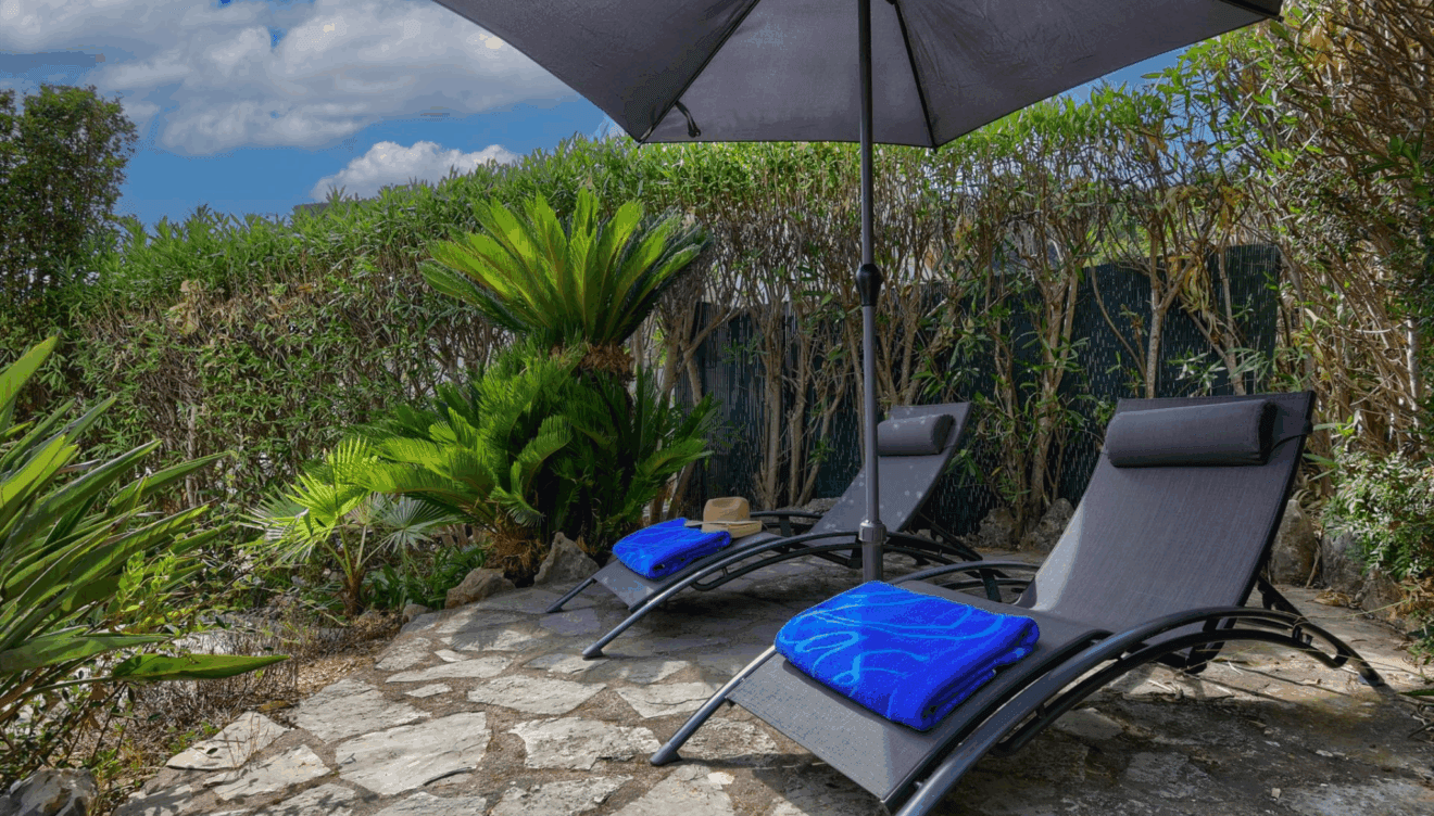 Descanso con un exterior natural
