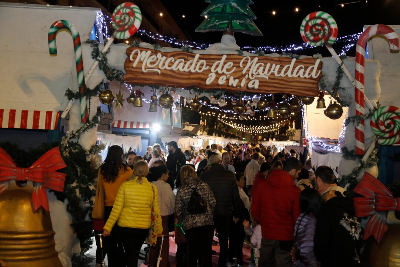 Entrada del Mercat de Nadal de Dénia