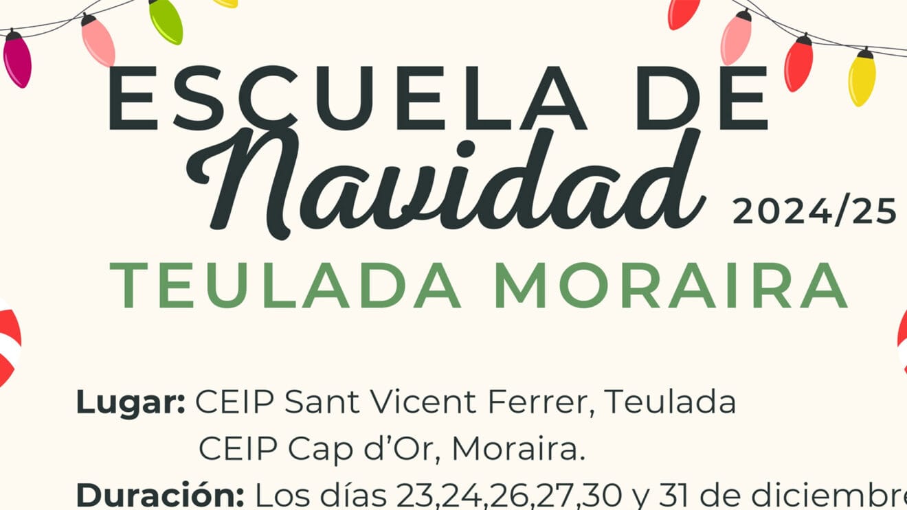 Escuela de Navidad en Teulada Moraira dest