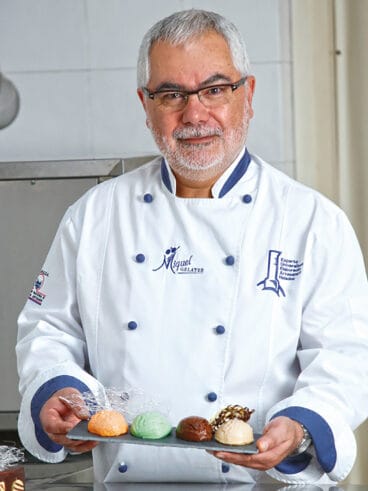 Marco Miquel, heladero