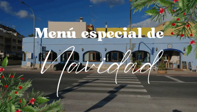 menu de navidad en restaurante isa