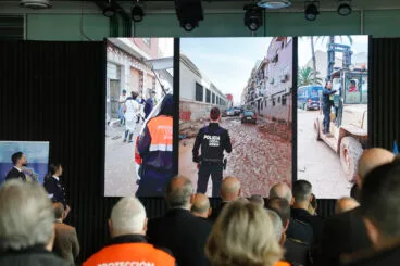 Muestra del trabajo de la Policía Local tras la DANA