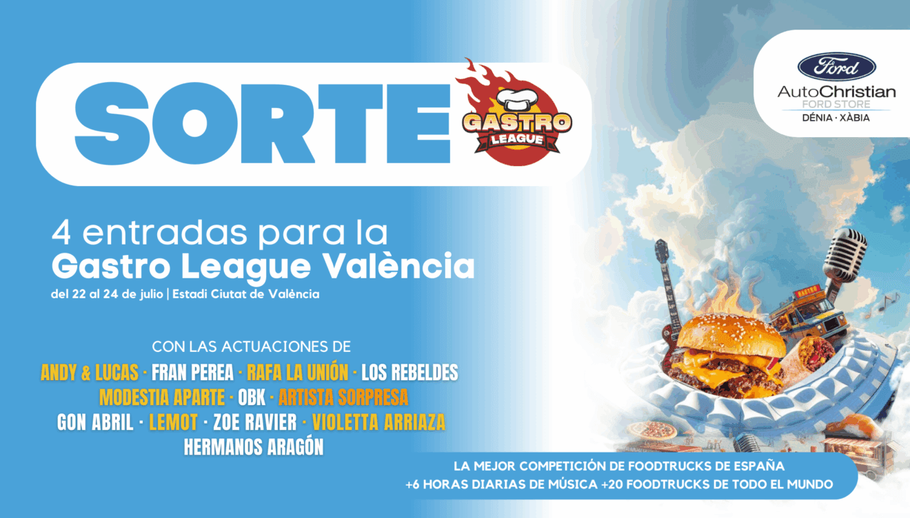 Sorteo Auto Christina de 4 entradas para la Gastro League