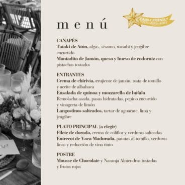 Un menú completo para saborear la Navidad en Montesanco