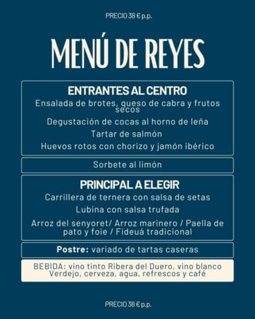 Un menú de Reyes infalible