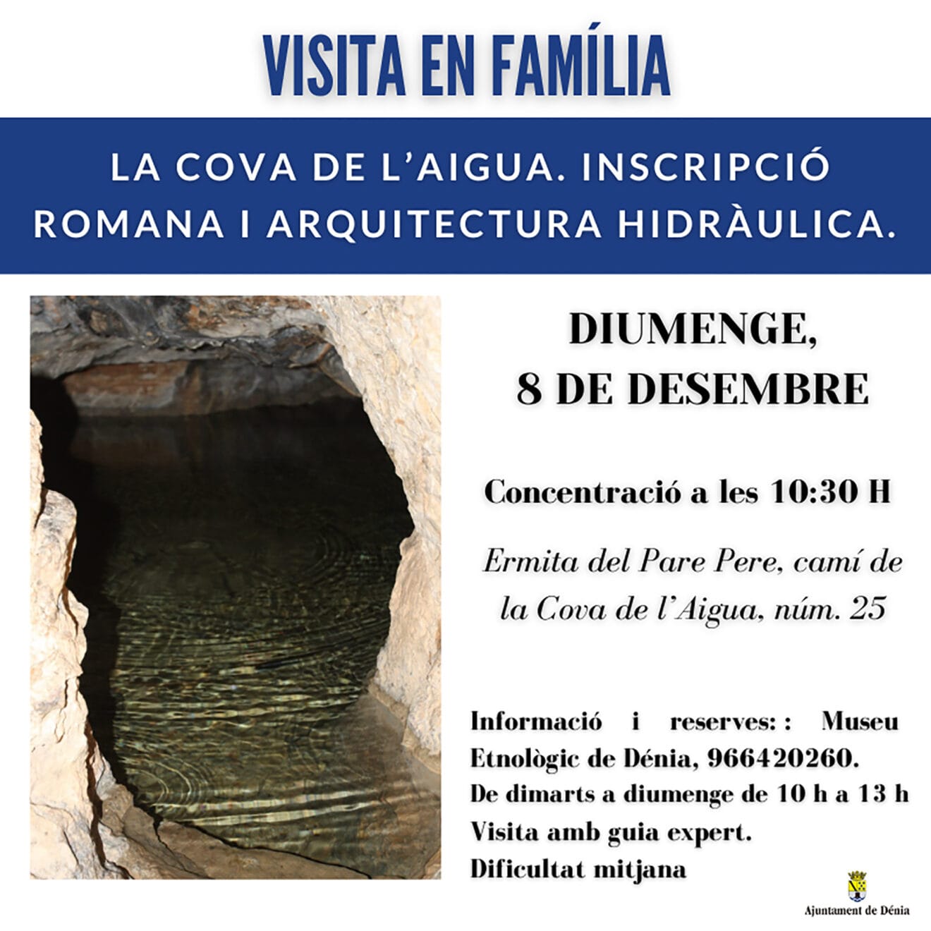 Visita guiada a la Cova de l'Aigua