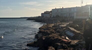 Asi se vivió el temporal Gloria de 2020 en Dénia 11