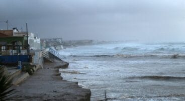 Asi se vivió el temporal Gloria de 2020 en Dénia 12