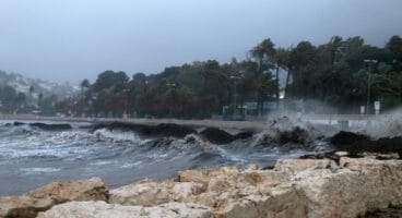Asi se vivió el temporal Gloria de 2020 en Dénia 13
