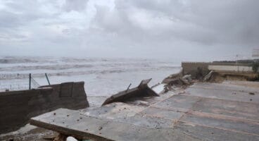 Asi se vivió el temporal Gloria de 2020 en Dénia 15