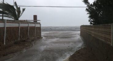 Asi se vivió el temporal Gloria de 2020 en Dénia 3