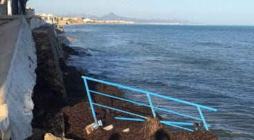 Asi se vivió el temporal Gloria de 2020 en Dénia 8