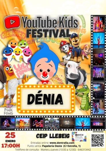 Disfruta de una tarde única dedicada a los más pequeños de la casa con el YouTube Kids Festival