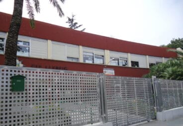 entrada del ceip llebeig de denia