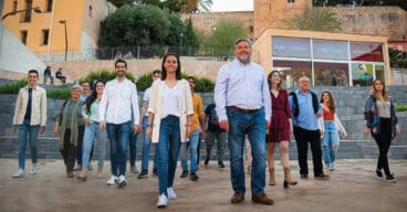 Equipo de Compromís per Dénia durante la campaña