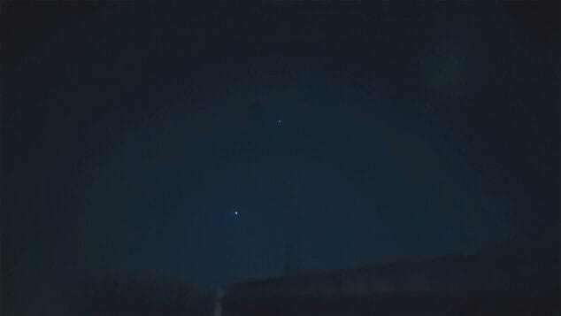 estacion espacial internacional observada desde els poblets el 12 de enero de 2025