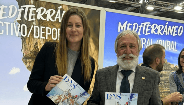 marinas cv en el stand de fitur 2025