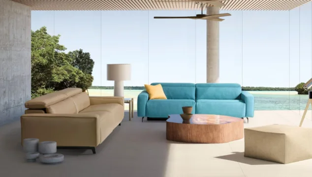 Todo lo que debes saber antes de comprar un sofá 22 Imagen: Moradillo ofrece colores vivos y esencia mediterránea