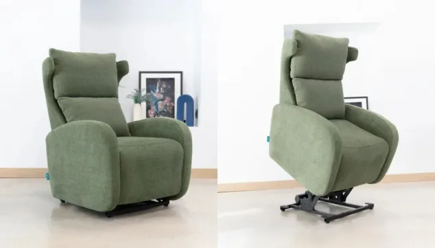 Todo lo que debes saber antes de comprar un sofá 26 Imagen: Sillón Powerlift para facilitar la incorporación
