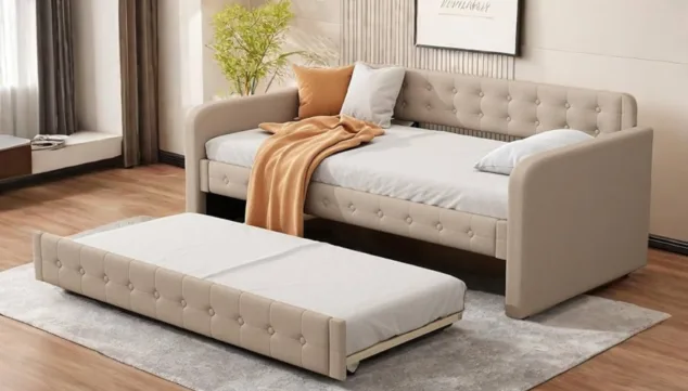 Todo lo que debes saber antes de comprar un sofá 21 Imagen: Sistema de sofá cama nido