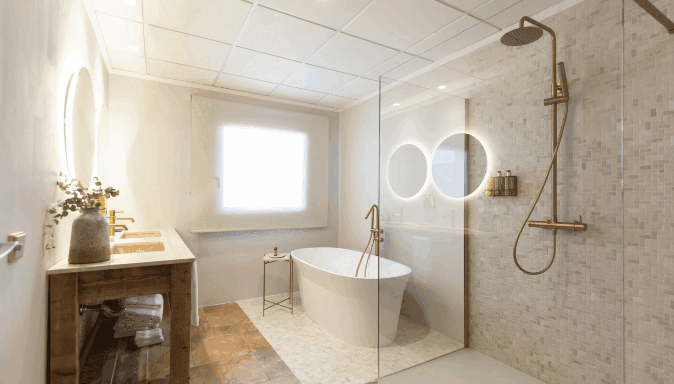 Baños de lujo con detalles exclusivos