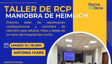Marina Dénia acoge el miércoles 12 de marzo el próximo taller