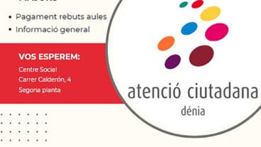 oficina de atencion ciudadana para mayores en el centre social de denia
