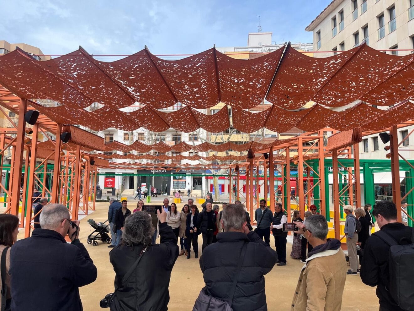 Presentación a la prensa de la nueva plaza de Dénia