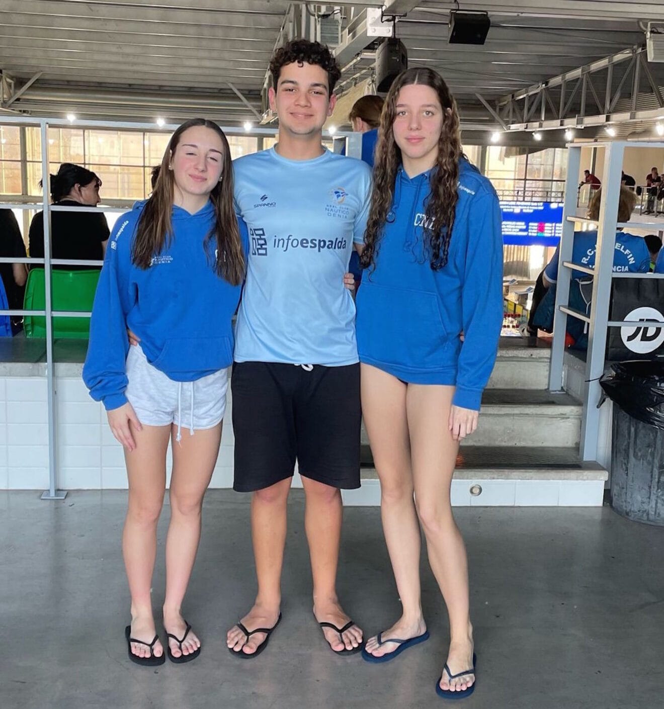 Rocío Lozoya, Erick Machio y Mar Llobell