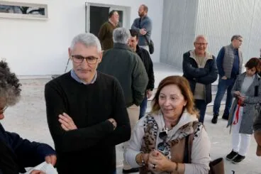 El presidente de la JLF junto a la presidenta de la FEMMICC