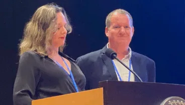 alexia maneee y fernando hernandez durante el xviii congreso anacer