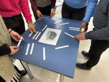 Dinámica celebrada en el II Grupo educativo para familias de la UPCCA Dénia