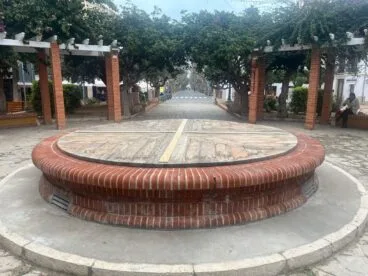 la fuente de la glorieta nuevamente oculta
