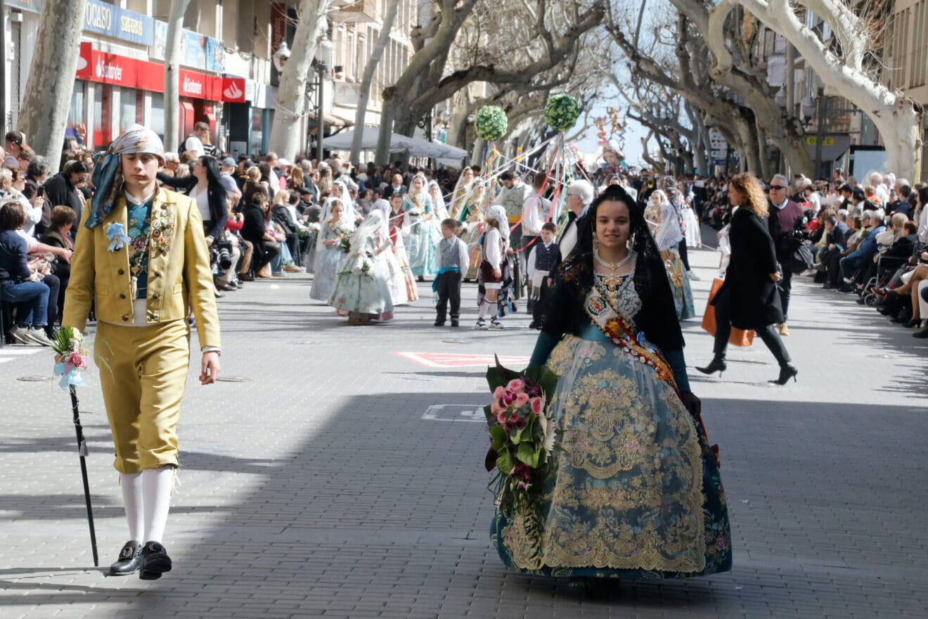 Ofrenda de flores de las Fallas de Dénia 2025 26