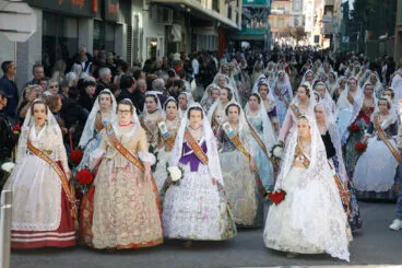 Ofrenda de flores de las Fallas de Dénia 2025 39