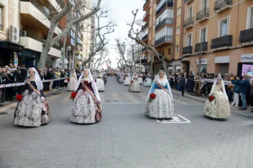 Ofrenda de flores de las Fallas de Dénia 2025 5