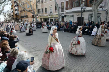 Ofrenda de flores de las Fallas de Dénia 2025 7