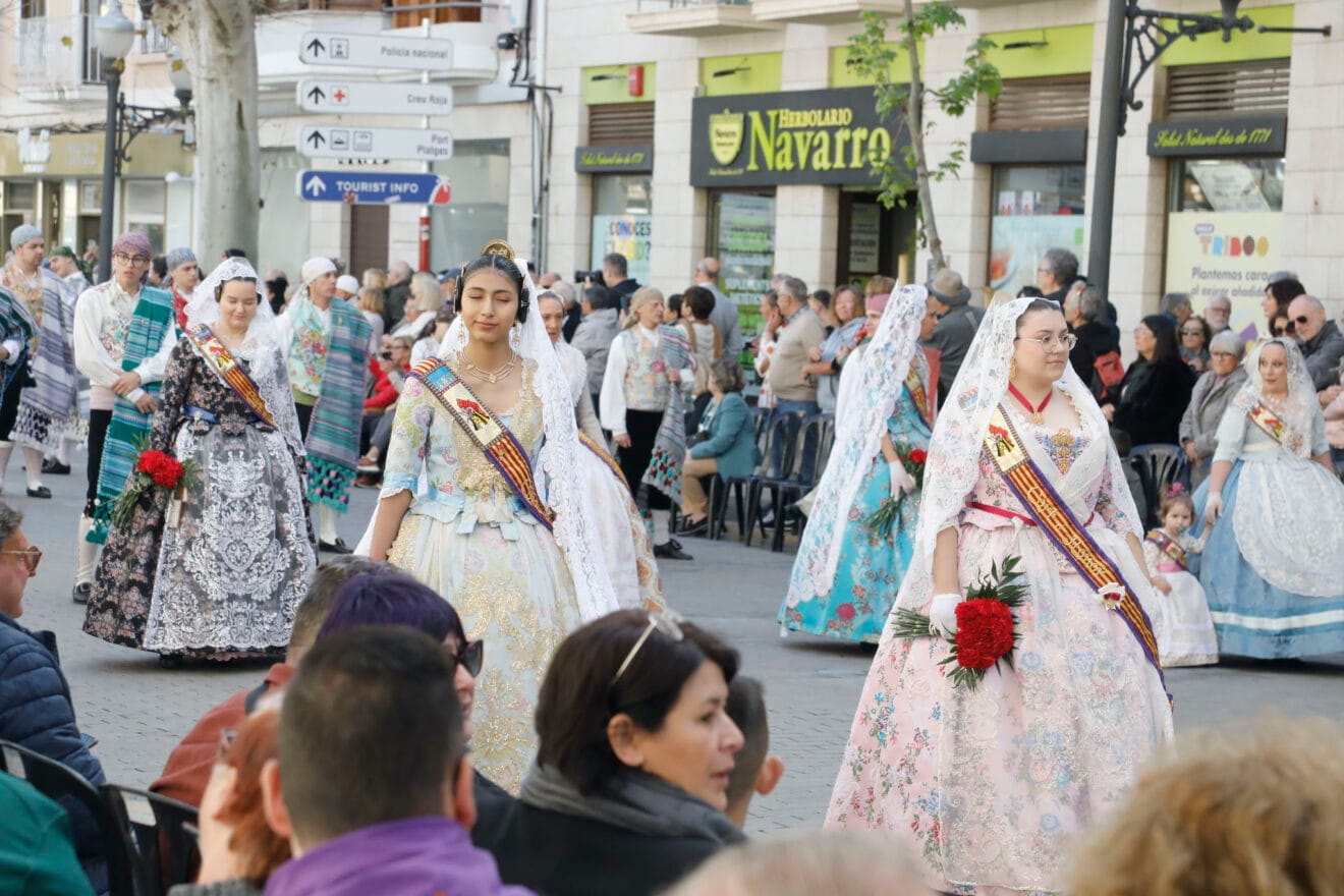 Ofrenda de flores de las Fallas de Dénia 2025 8
