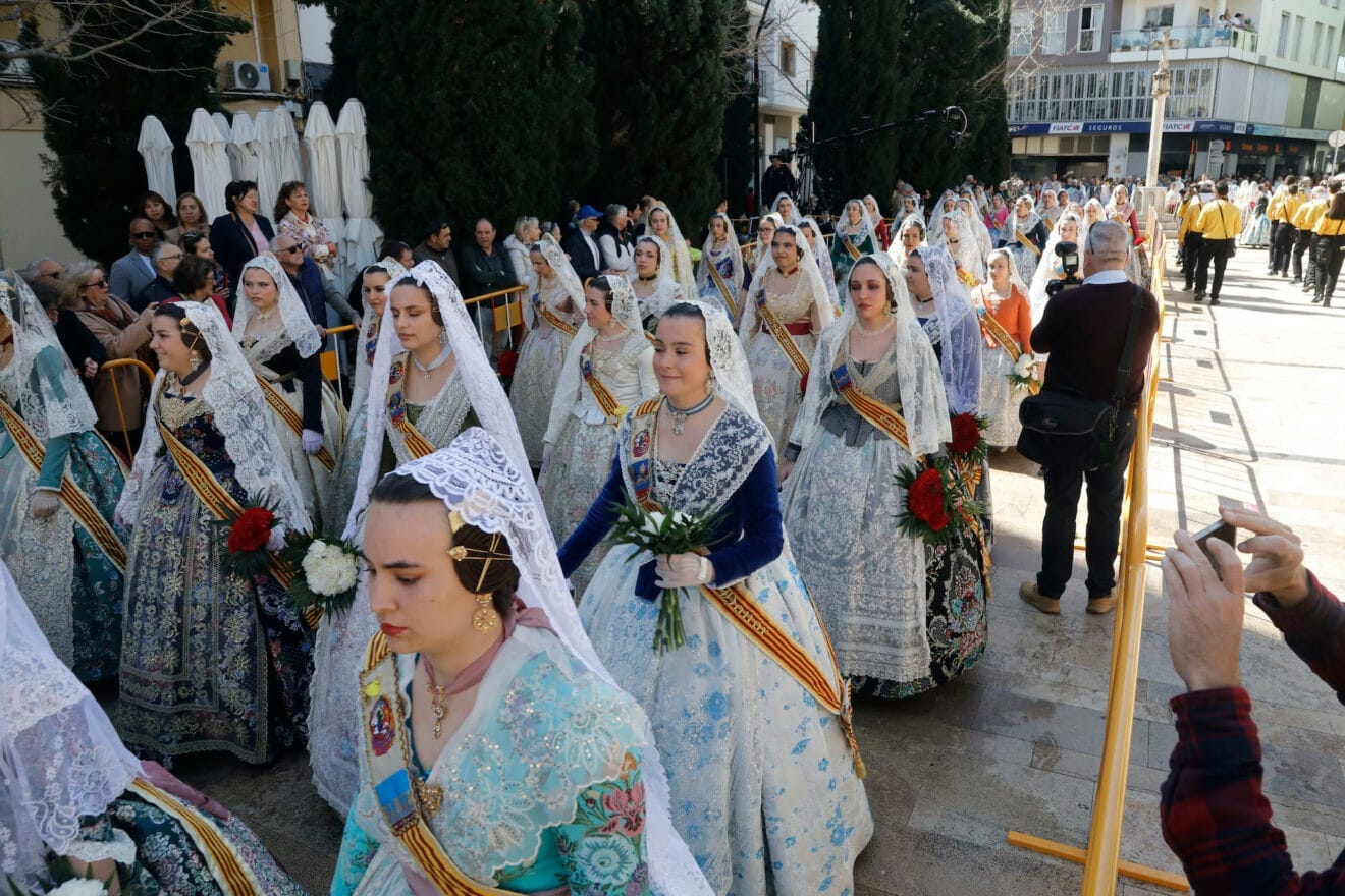 Ofrenda de flores de las Fallas de Dénia 2025 88