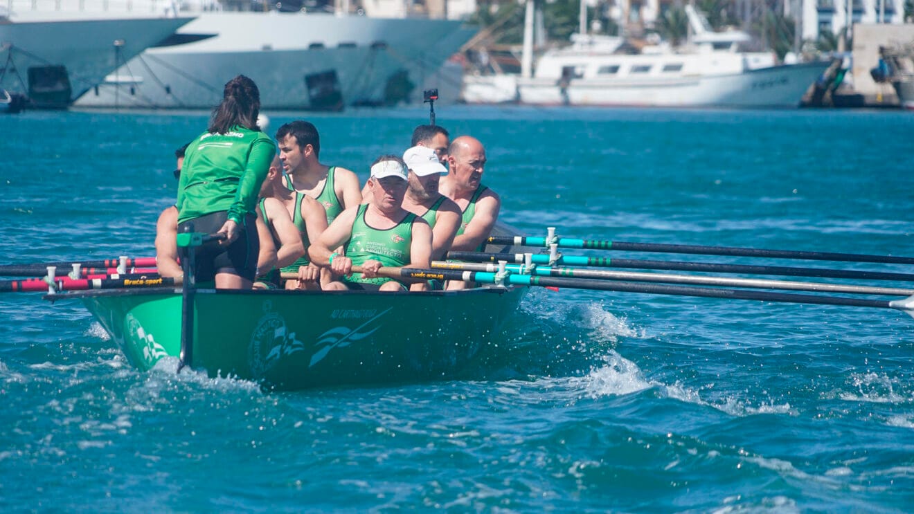 Participantes de la VII Regata de la Liga Suma Banco Fijo del Mediterráneo en Dénia