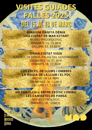 Programa de las visitas guiadas a los museos de Dénia