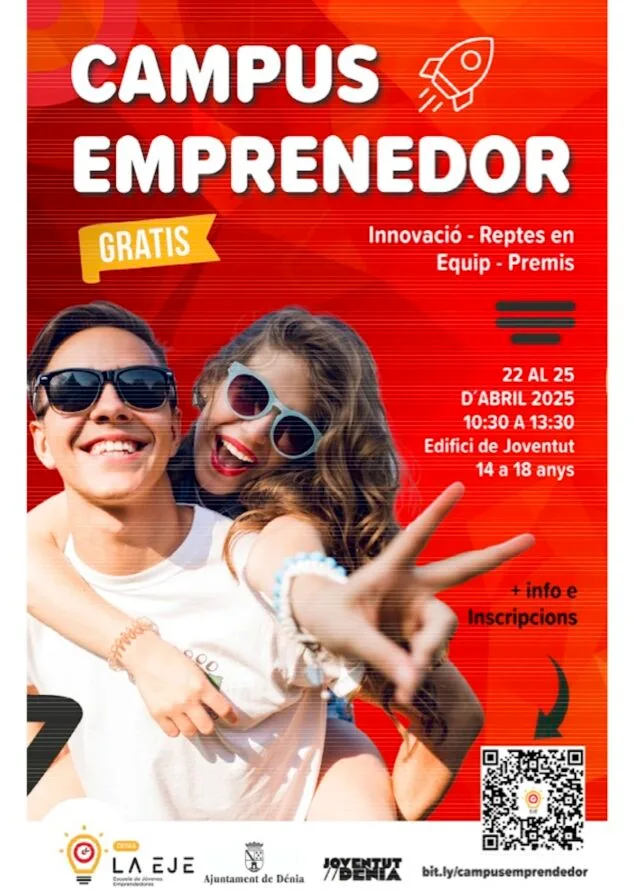 El Campus Emprendedor de Dénia regresa con una propuesta para fomentar la innovación y el trabajo en equipo 2 Imagen: Cartel del Campus Emprendedor