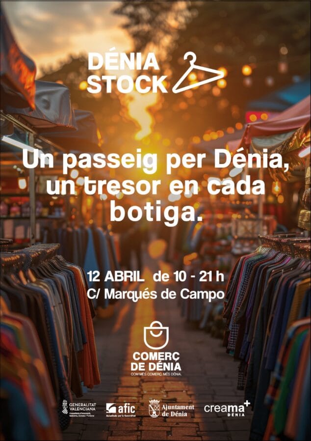 Imagen: Cartel del próximo Dénia Stock