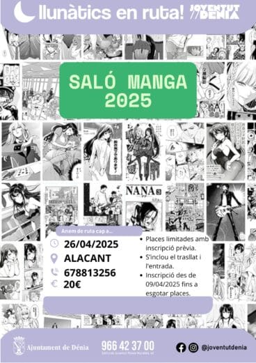 Cartel evento salón Manga en Alicante