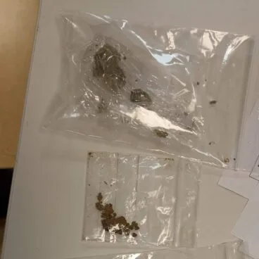 Droga intervenida en un control policial en Dénia