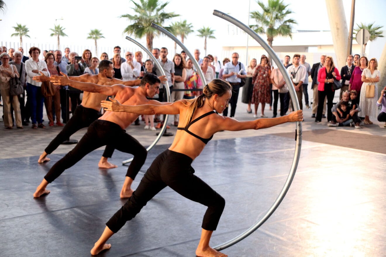 Espectáculo de danza contemporánea en Dénia (Archivo)
