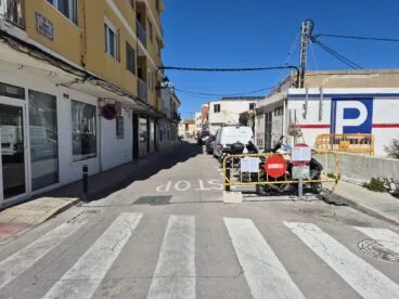 nuevo bolardo ya instalado en denia