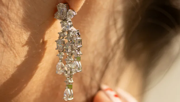 pendientes de cristales preciosos en joyeros montenegro
